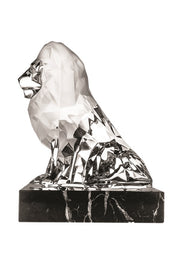 Liontári Lion Glass Sculpture by Vista Alegre