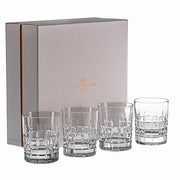 Helsinky Set of 4 Old Fashioned Glass Gift Set by Gerald Gulotta for Vista Alegre