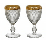 Bicos Gold Set of 2 Goblets Golden by Vista Alegre