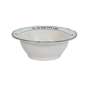 Juliska L'Amour Toujours Classic Whitewash Cereal / Ice Cream Bowl, 17 oz. cereal
