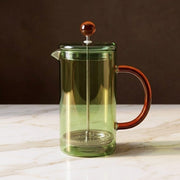 Niko French Press, Green & Amber