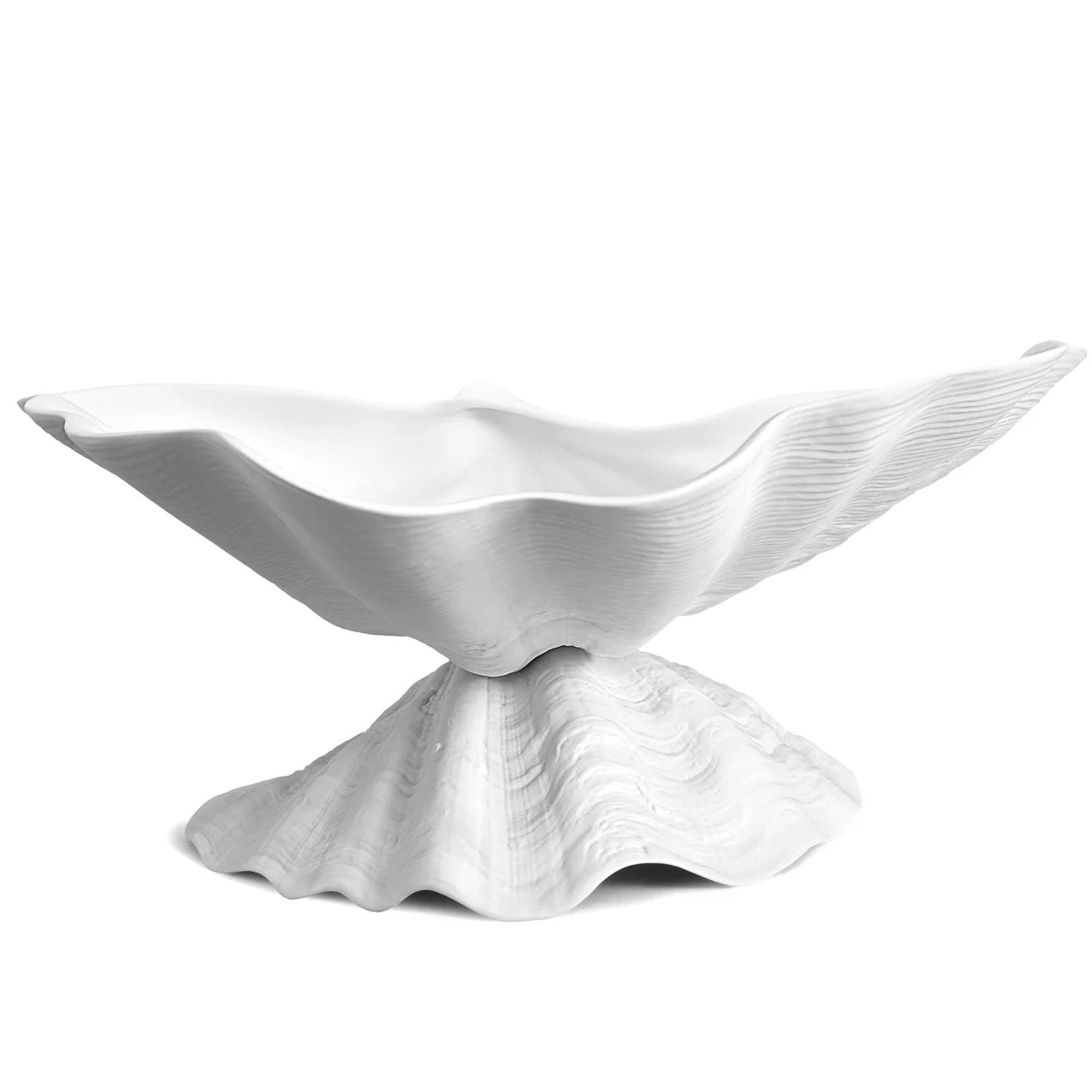 L'Objet Neptune Large Porcelain Shell Bowl, 13.25