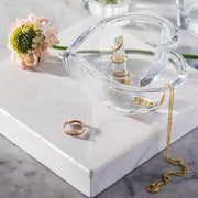 Heart Ring Holder, 5" by Orrefors