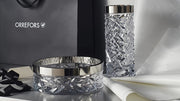 Carat Bowl & Vase 2-Piece Gift Set by Lena Bergstrom for Orrefors