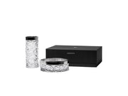 Carat Bowl & Vase 2-Piece Gift Set by Lena Bergstrom for Orrefors