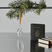 Scandinavian Forest Owl Ornament by Orrefors