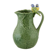 Cineraria Serving Pitcher with Bird by Bordallo Pinheiro