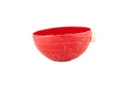 Christmas Balls Red Salad Bowl by Bordallo Pinheiro