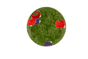 Christmas Balls Green Charger Plate by Bordallo Pinheiro