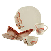 Cloudy Butterflies 4-Piece Place Setting by Claudia Schiffer for Bordallo Pinheiro