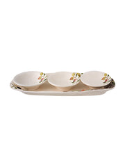 Olival Rectangular Tray and Bowl Set by Bordallo Pinheiro