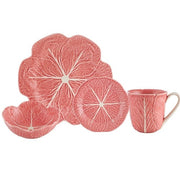 Cabbage Pink 4-Piece Place Setting by Bordallo Pinheiro