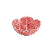 Cabbage Pink Cereal Bowl, 7" by Bordallo Pinheiro