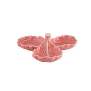 Cabbage Pink Olive Dish, 8.5" by Bordallo Pinheiro