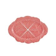 Cabbage Pink Small Oval Platter by Bordallo Pinheiro