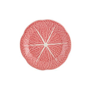 Cabbage Pink Fruit/Dessert Plate, 7.5" by Bordallo Pinheiro