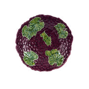 Grapes Salad Bowl, 14" by Bordallo Pinheiro