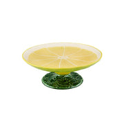 Lemon Cake Stand, 13" by Bordallo Pinheiro
