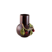 Arte Bordallo Vase with Cherries (Jarra Balao Ginjas) by Bordallo Pinheiro