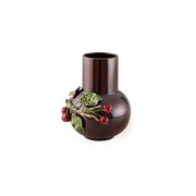 Arte Bordallo Vase with Cherries (Jarra Balao Ginjas) by Bordallo Pinheiro