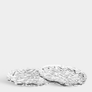 Carat Small Coasters, Set of 2 by Lena Bergstrom for Orrefors
