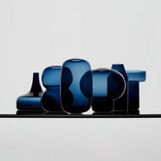 Midsummer Vases Midnight Blue Mini Set of 7, Limited Edition by Claesson Koivisto Rune for Orrefors