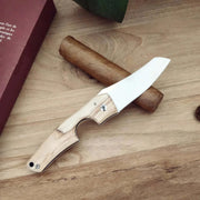 Olive Wood Cigar Cutter by Les Fines Lames France