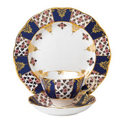100 Years of Royal Albert 1900 Regency Blue 3-Piece Tea Set by Royal Albert