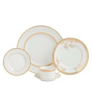 Vera Lace Gold 10-Piece Place Setting by Vera Wang for Wedgwood Dinnerware Wedgwood 