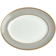 Renaissance Grey 14" Bone China Oval Platter by Wedgwood Plate Wedgwood 