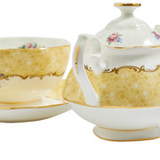100 Years 1990 Bouquet Tea for One, 16.9 oz. by Royal Albert