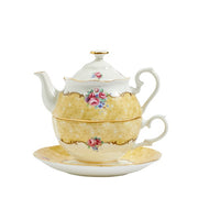 100 Years 1990 Bouquet Tea for One, 16.9 oz. by Royal Albert