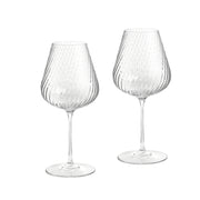 Swirl White Wine Glass, Set of 2 by Vera Wang for Wedgwood