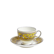 Florentine Mixed Teacup & Saucer, Set of 6 by Wedgwood