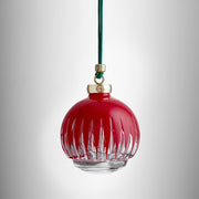 New Year Firework Bauble Red Crystal Ornament by Waterford