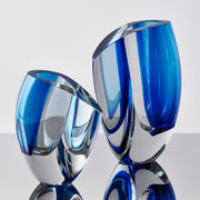 Mirage Vase Blue/Blue, X-Large by Göran Wärff for Kosta Boda
