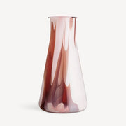 Lab Erlenmeyer Vase Red/White/Pink by Matti & Simon Klenell for Kosta Boda