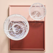 Contrast Bowl White/ White by Anna Ehrner for Kosta Boda