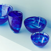 Contrast Vase Blue / Blue by Anna Ehrner for Kosta Boda