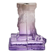 Rocky Baroque Lilac Haze Candlestick, 5.9" by Hanna Hansdotter for Kosta Boda Candle Holders Kosta Boda 