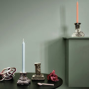 Rocky Baroque Candlestick Glossy Glaze, 6.9" by Hanna Hansdotter for Kosta Boda