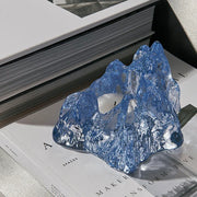 The Rock Votive Ice Blue by Hanna Hansdotter for Kosta Boda