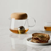 Viva Teapot with Cork Lid by Matti Klenell for Kosta Boda