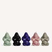 Gabba Gabba Candle Multicolor Set of 5 by Ludvig Löfgren for Kosta Boda