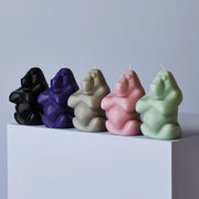 Gabba Gabba Candle Multicolor Set of 5 by Ludvig Löfgren for Kosta Boda