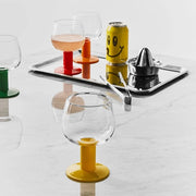 Fars Glas Mixed Color Glass, Set of 4 by Erik Höglund for Kosta Boda