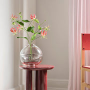 Septum Pink Vase by Mattias Stenberg for Kosta Boda