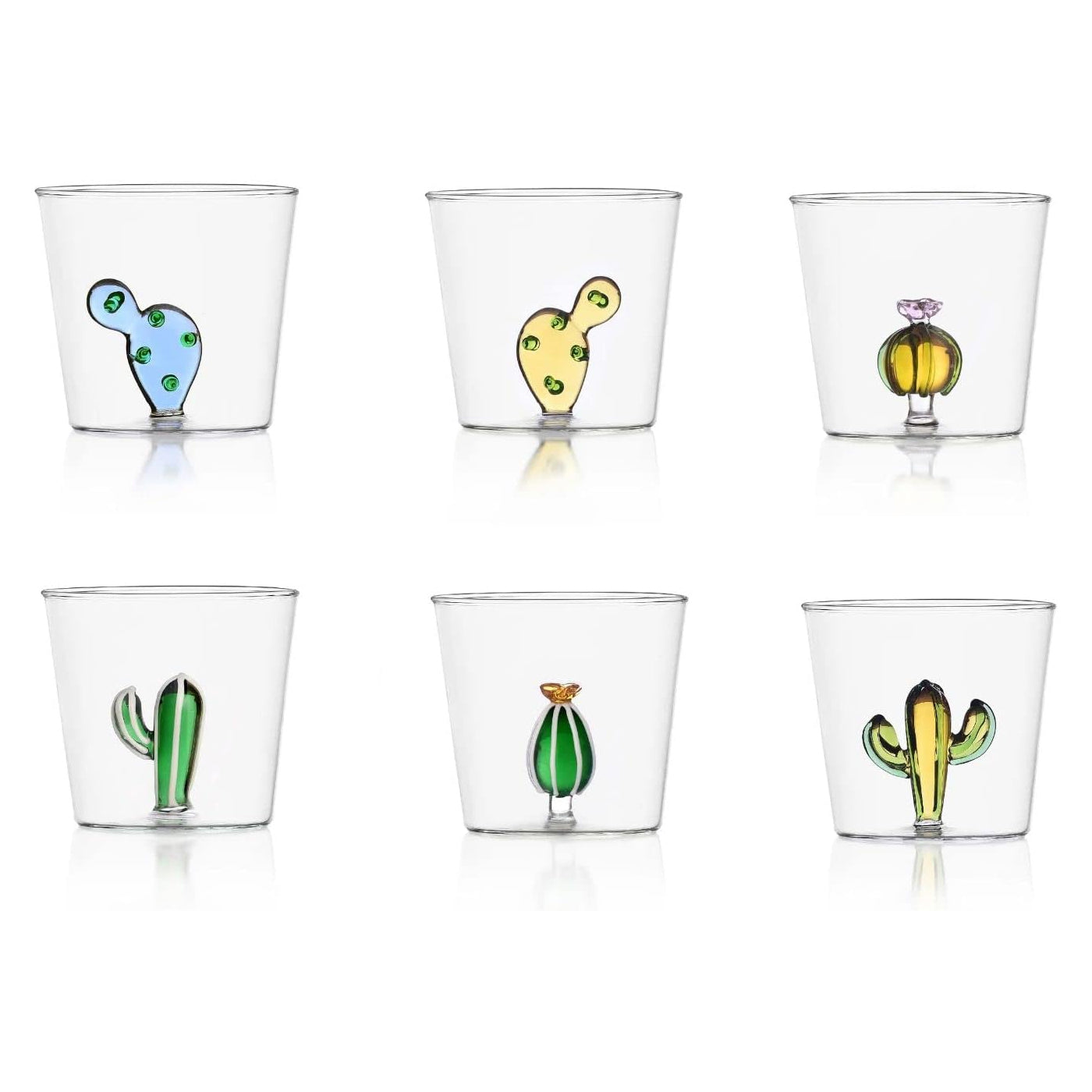Ichendorf Milano Desert Plants Cactus Glass Tumbler, 11.8 oz. - Amusespot -  Unique products by Ichendorf Milano for Kitchen, Home Décor, Barware,  Living, and Spa products - Award-winning, international designers and  awesome customer service.