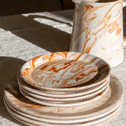 Marbled Terra Moroccan Dinner Plates, 10", Set of 4