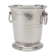 Match Italian Pewter Champagne Bucket with Rings, 7.5"